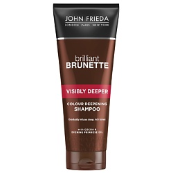 

JOHN FRIEDA Шампунь для усиления насыщенности оттенка темных волос Brilliant Brunette VISIBLY DEEPER 250 мл