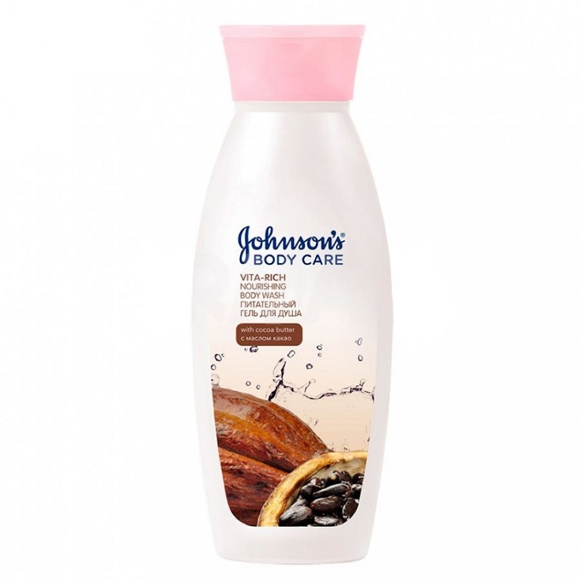 

JOHNSON'S Гель для душа питательный с маслом Какао