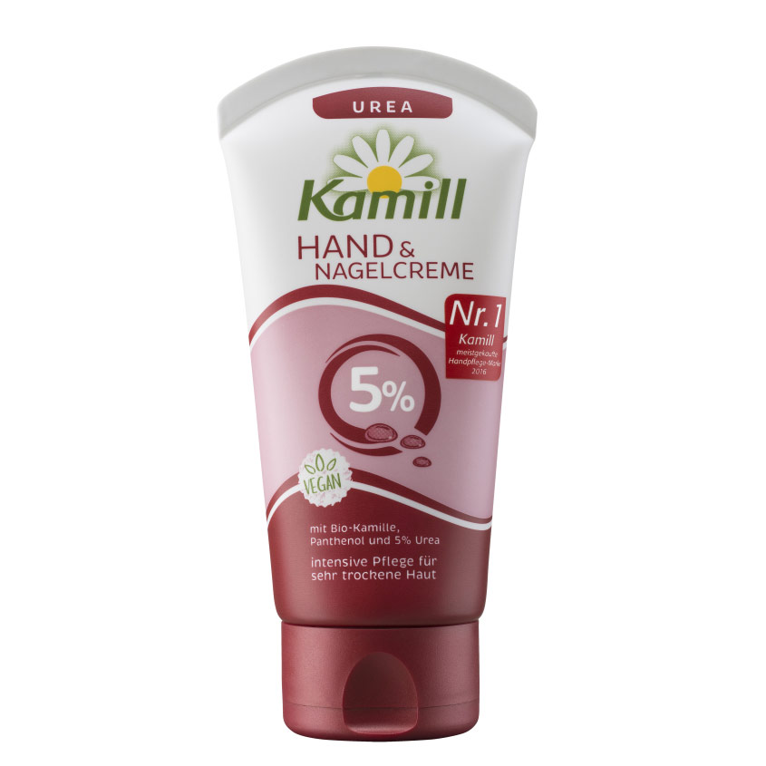KAMILL Специальный крем для рук и ногтей c Уреей 5% (Vegan с биоромашкой)