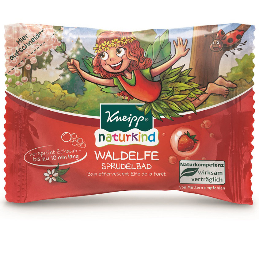 

KNEIPP Бомбочка (таблетка) для ванн детская Лесная Фея с ароматом клубники