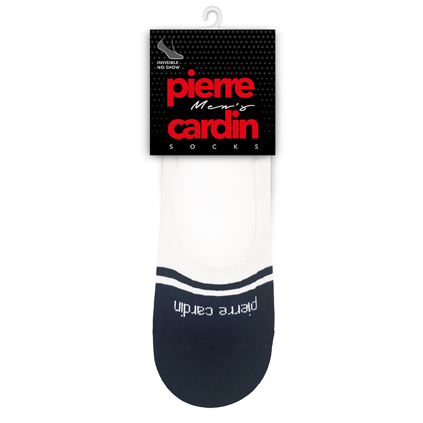 

PIERRE CARDIN Подследники мужские FABIEN белый/синий мысок