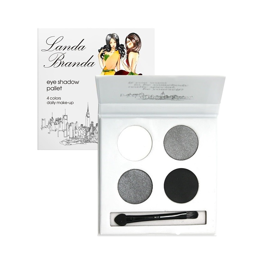 

LANDA BRANDA Палетка теней 4 тона Smoky eyes