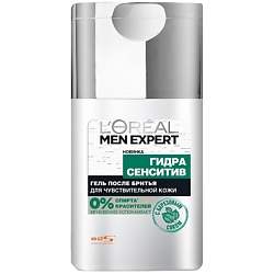 L`OREAL Гель после бритья с березой Men Expert HYDRA SENSITIVE для чувствительной кожи 125 мл