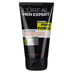 L`OREAL Средство для умывания "Men Expert, Pure Power, Черный уголь" 150 мл