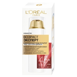 L`OREAL Комплексный уход-скульптор для лица, шеи и зоны декольте Возраст эксперт 45+ 50 мл