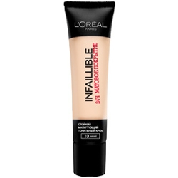 L`OREAL Cтойкий тональный крем Infaillible 24ч Матовое покрытие № 22 натуральный бежевый тональный крем