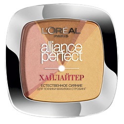 L`OREAL Пудра хайлайтер Альянс Перфект 102 D золотой 30 мл