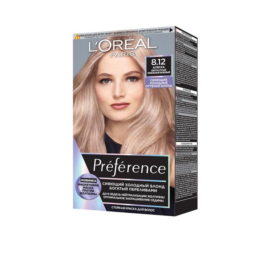 L'ORÉAL PARIS Стойкая краска для волос "Préférence Cool Blondes"