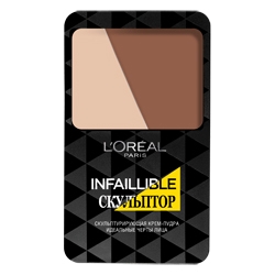 L'OREAL Скульптурирующая крем-пудра Infaillible Скульптор № 03 Средний