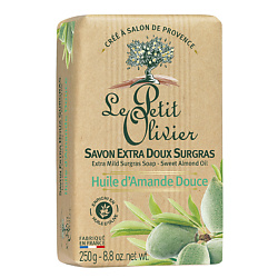 LE PETIT OLIVIER Мыло нежное питательное с маслом сладкого миндаля