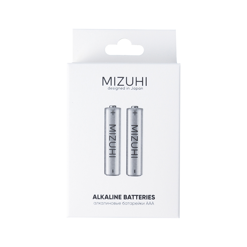 MIZUHI MIZUHI Батарейки MIZUHI, тип ААА Универсальные Батарейки MIZUHI, тип ААА подойдут к продукции линейки Mizuhi.