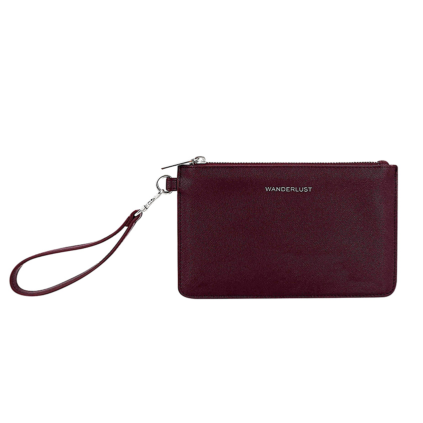 WANDERLUST Клатч Wanderlust Saffiano Wine color