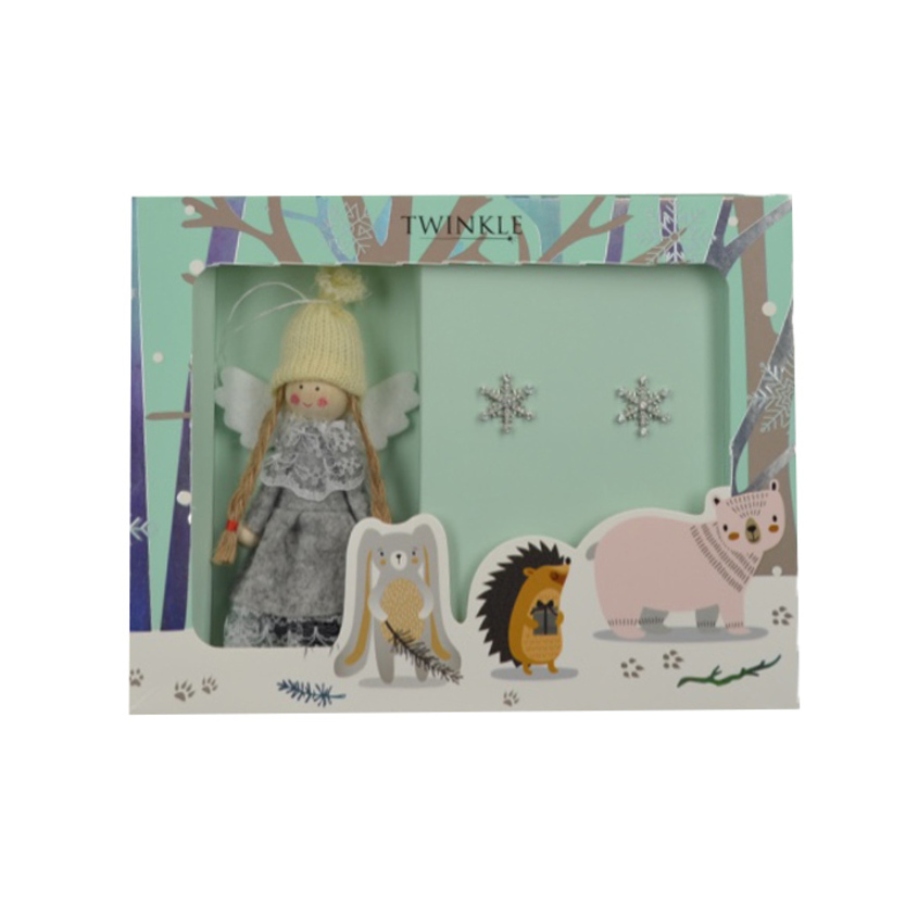 

TWINKLE Подарочный набор CHRISTMAS GIFT 1 (Комплект: декоративная ёлочная игрушка + серьги)