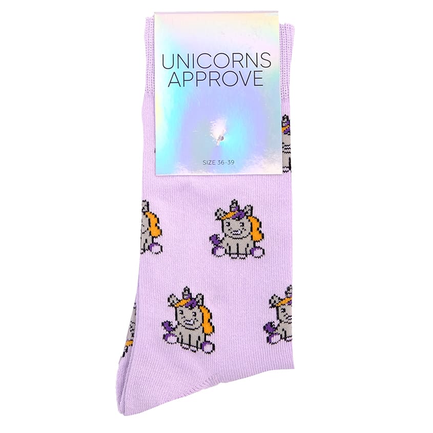 

UNICORNS APPROVE Носки женские, модель: BARNEY, цвет: фиолетовый