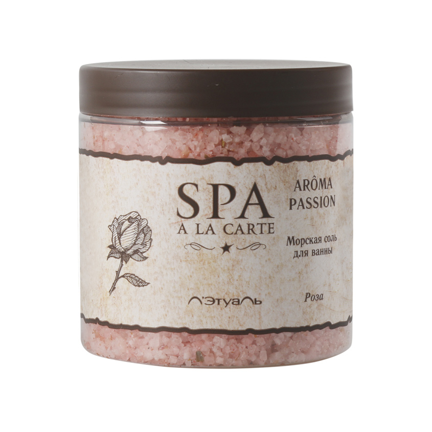 SPA a la carte Морская соль для ванны AROMA PASSION роза