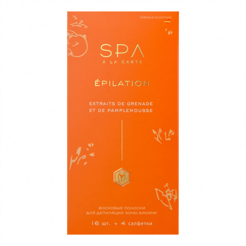 

SPA A LA CARTE Восковые полоски для депиляции зоны бикини