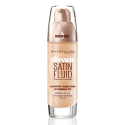 MAYBELLINE Тональный крем-флюид Dream Satin Fluid № 23 Карамельно-Бежевый тональный крем limoni satin тональный крем 04