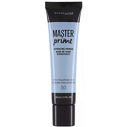 MAYBELLINE Основа под макияж Master Prime, увлажняющая № 50 Голубой, 30 мл