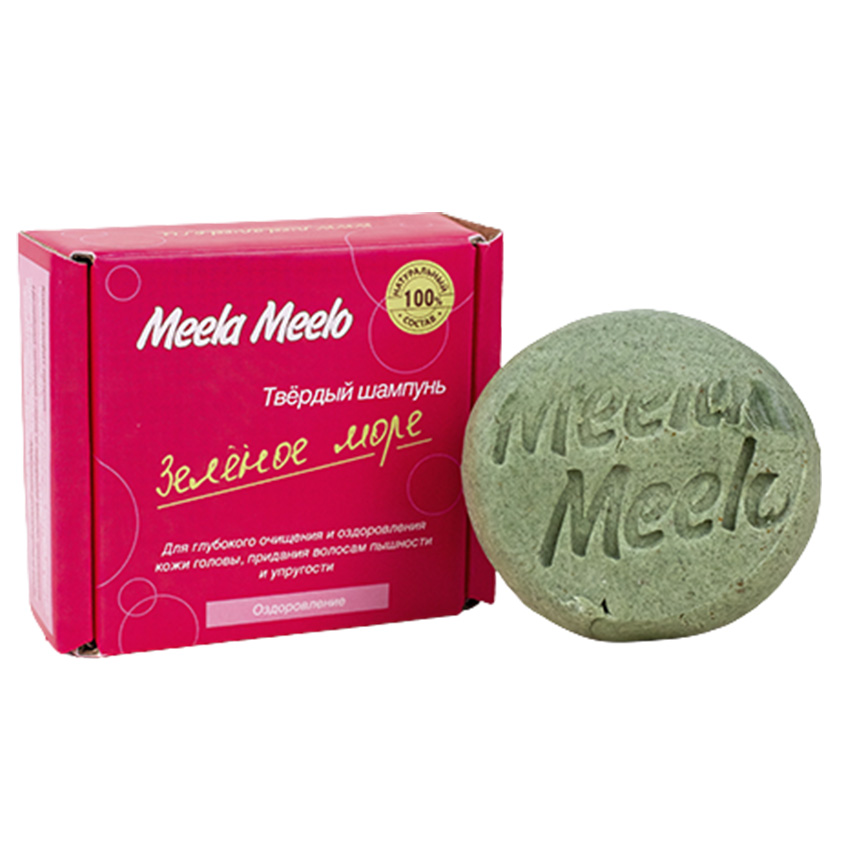 

MEELA MEELO Твердый шампунь "Зеленое море"