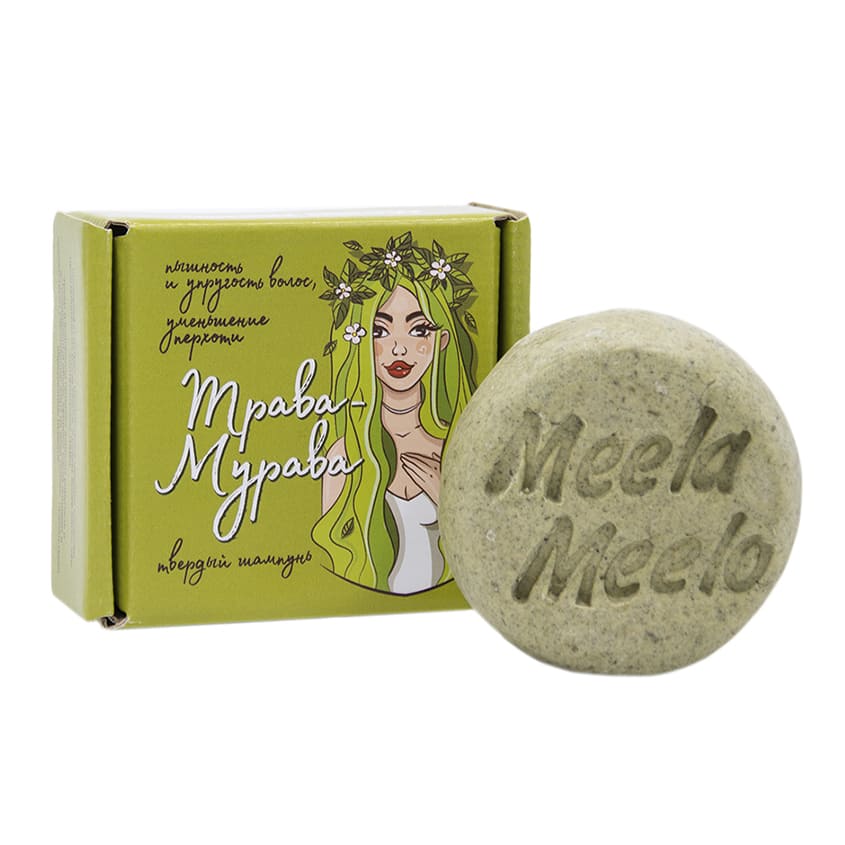 

MEELA MEELO Твердый шампунь "Трава-мурава"
