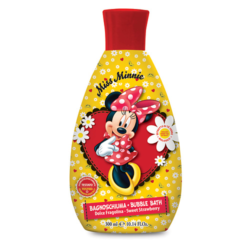 MISS MINNIE Пена для ванны с ароматом клубники детская Мисс Минни