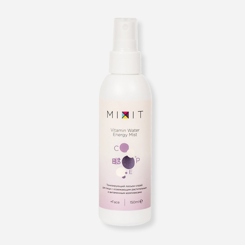 

MIXIT Тонизирующий лосьон для лица Vitamin Water Energy Mist