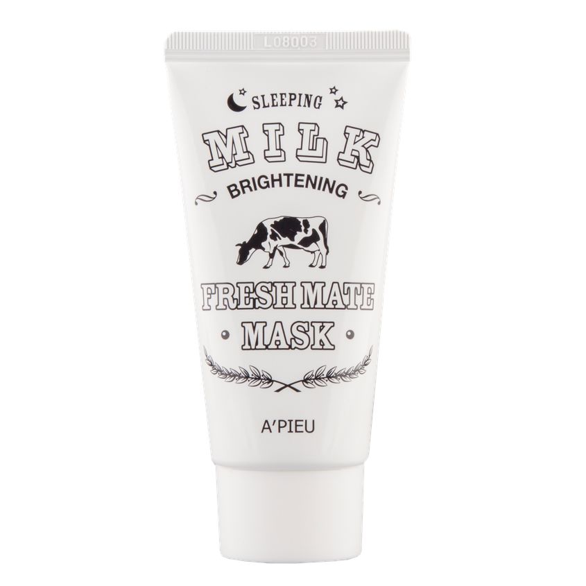 Ночная маска для лица FRESH MATE MASK выравнивающая тон кожи с молочными протеинами A'pieu