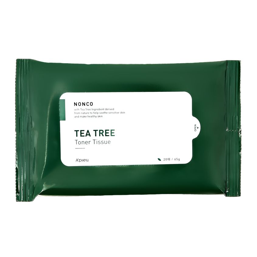 

A'PIEU Салфетки для лица NONCO TEA TREE с маслом чайного дерева