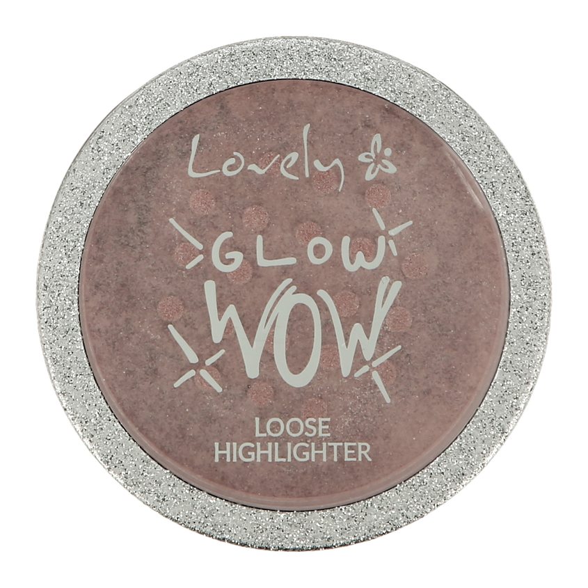 фото Lovely хайлайтер для лица glow wow loose highlighter