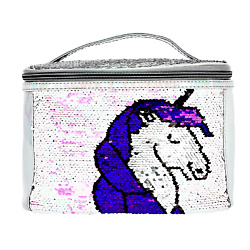 Косметичка-сундучок UNICORN с пайетками