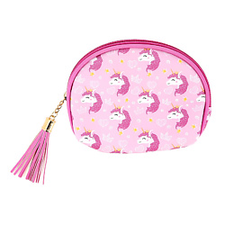 Косметичка овальная unicorns