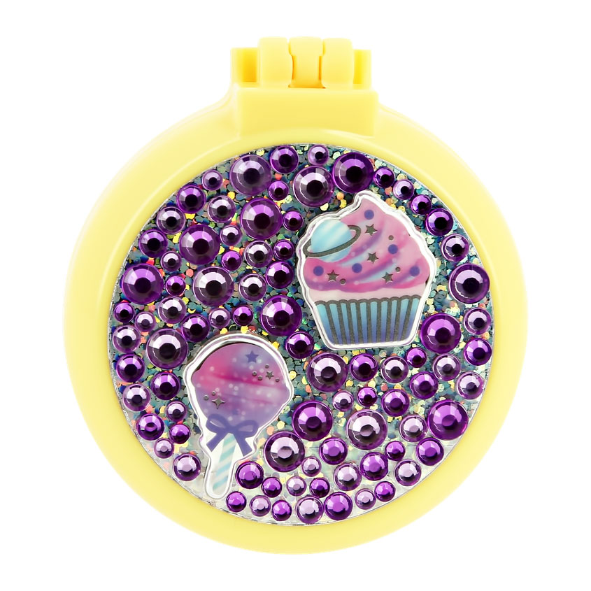 

MISS PINKY Расческа для волос MISS PINKY с зеркалом и стразами (розовая)