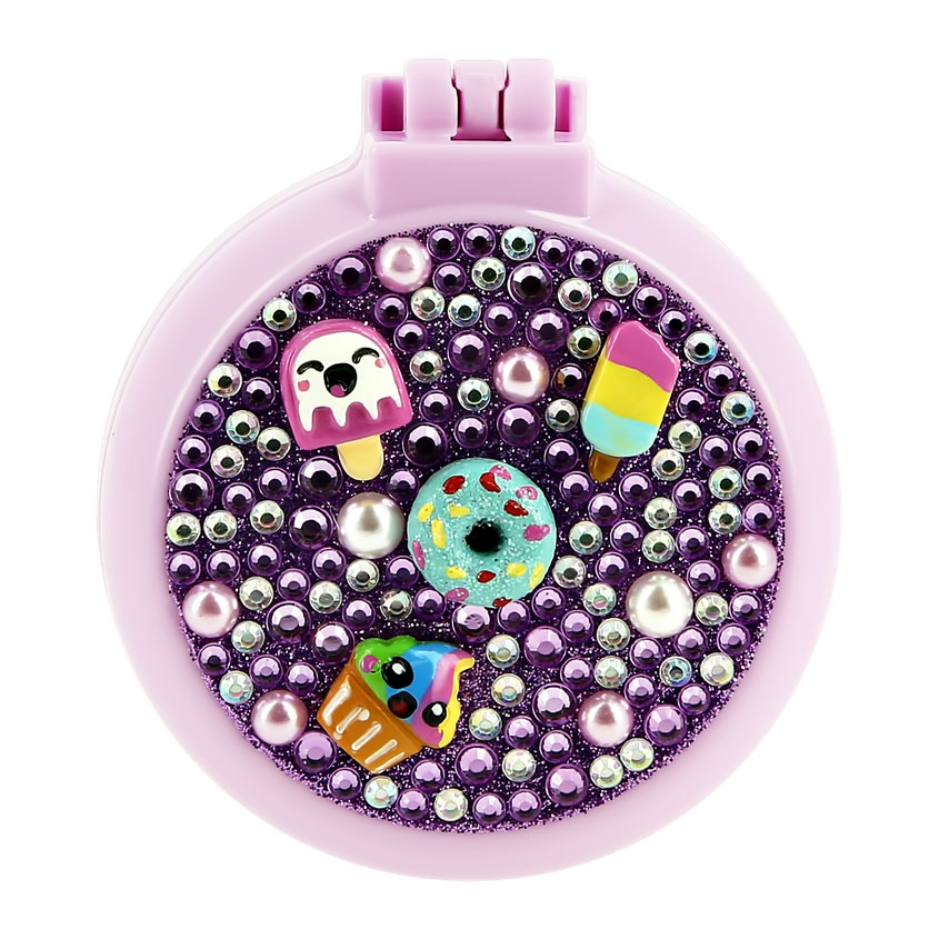 

MISS PINKY Расческа для волос MISS PINKY с зеркалом и стразами (сиреневая)