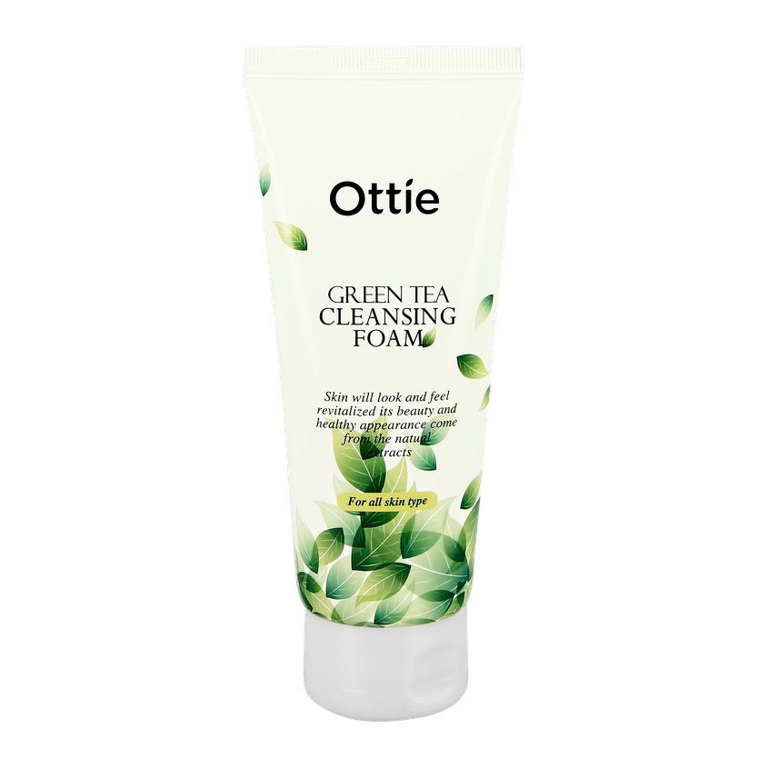 

OTTIE Пенка для умывания OTTIE с экстрактом зеленого чая