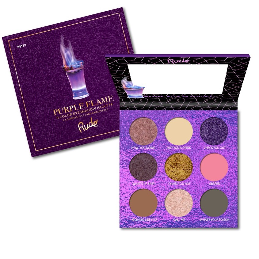 

RUDE Палетка теней для век COCKTAIL PARTY – 9 EYESHADOW PALETTE