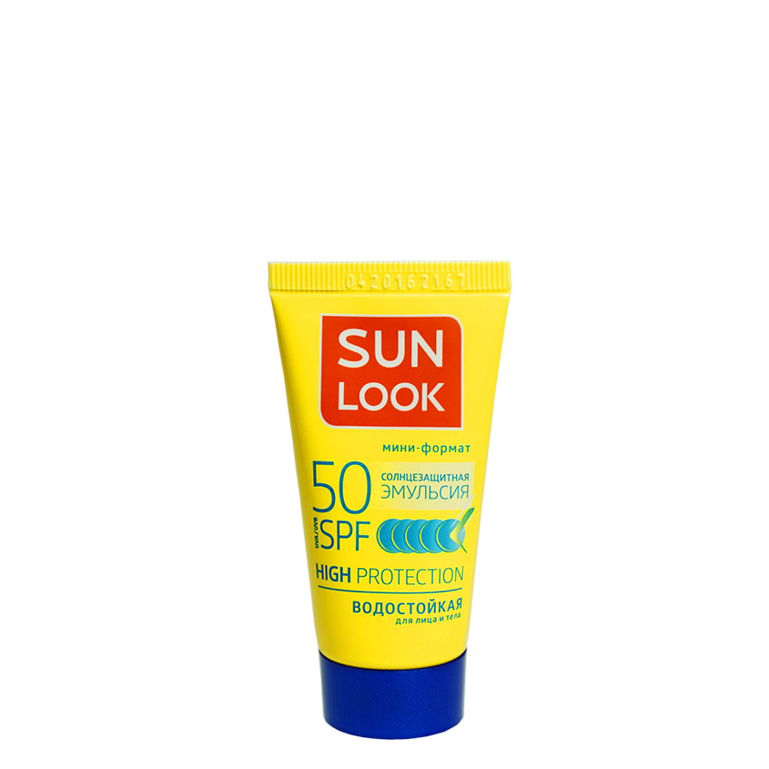 

SUN LOOK Эмульсия для тела SUN LOOK солнцезащитная водостойкая spf-50 mini