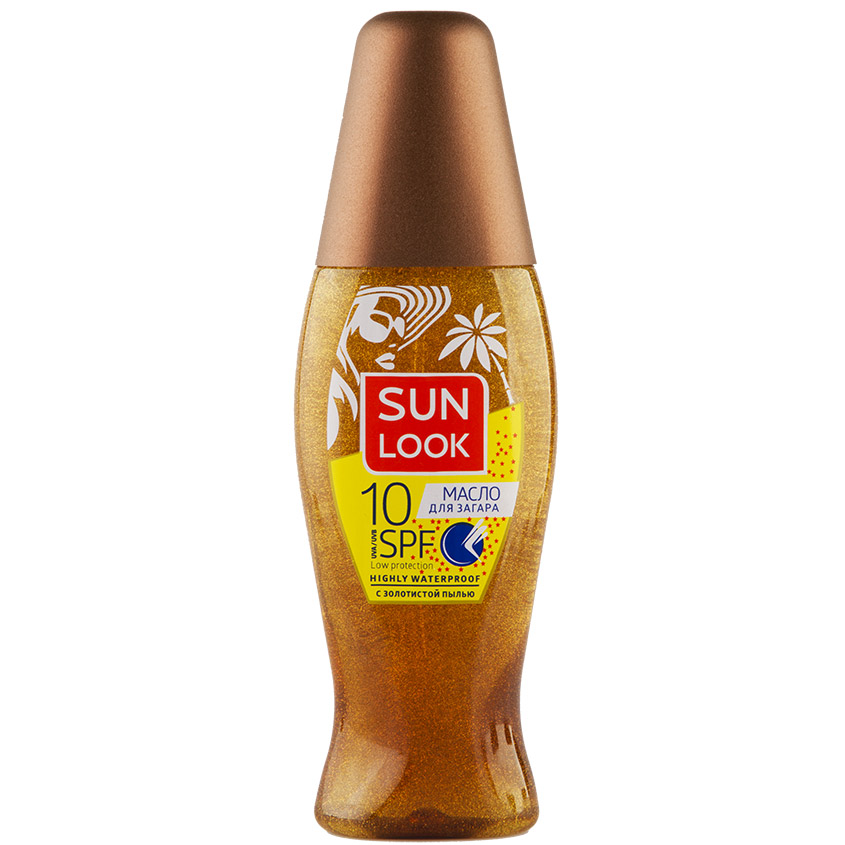 

SUN LOOK Масло для загара SUN LOOK с золотистой пылью spf-10