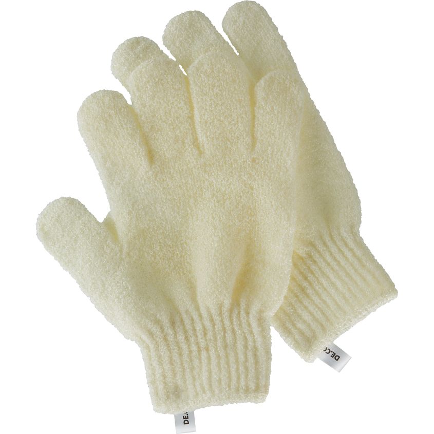 DECO. Перчатки для душа DECO. отшелушивающие (белые)