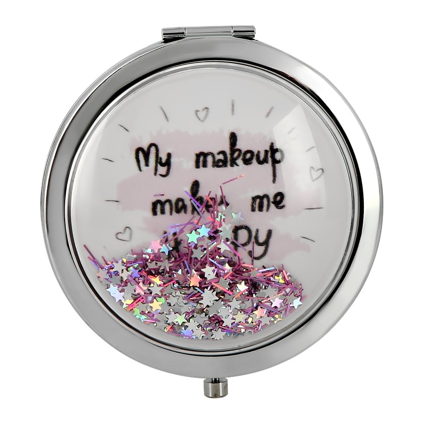 

DECO. Зеркало для макияжа DECO. карманное (make up makes me happy)