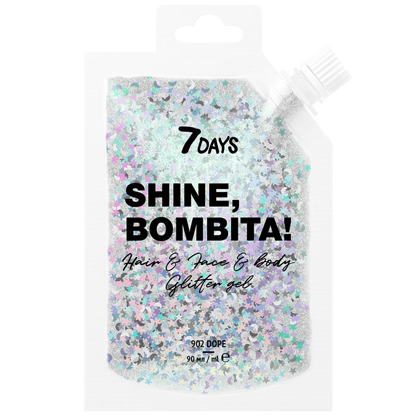 7DAYS глиттер SHINE, BOMBITA!