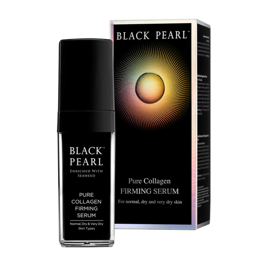 

BLACK PEARL Укрепляющая сыворотка " Чистый коллаген" для кожи лица и кожи вокруг глаз, с жемчужным порошком