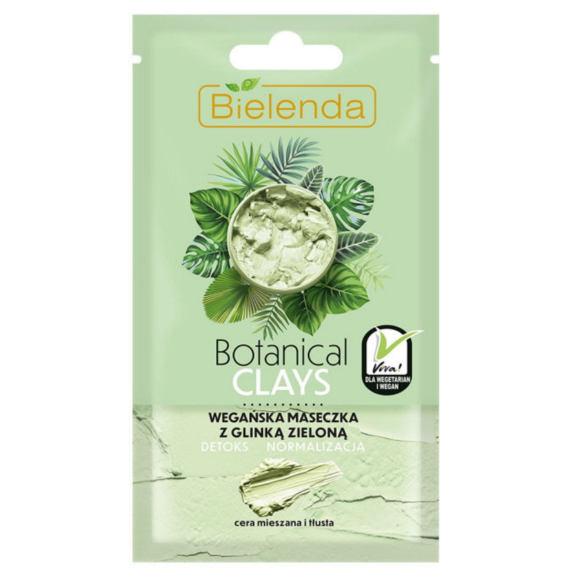 

BIELENDA маска для лица с зеленой глиной BOTANICAL CLAYS