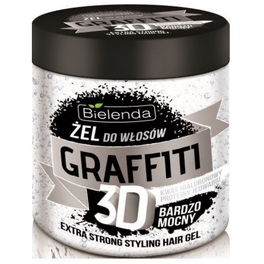 

BIELENDA гель для укладки волос ultra strong ГРАФФИТИ 3D