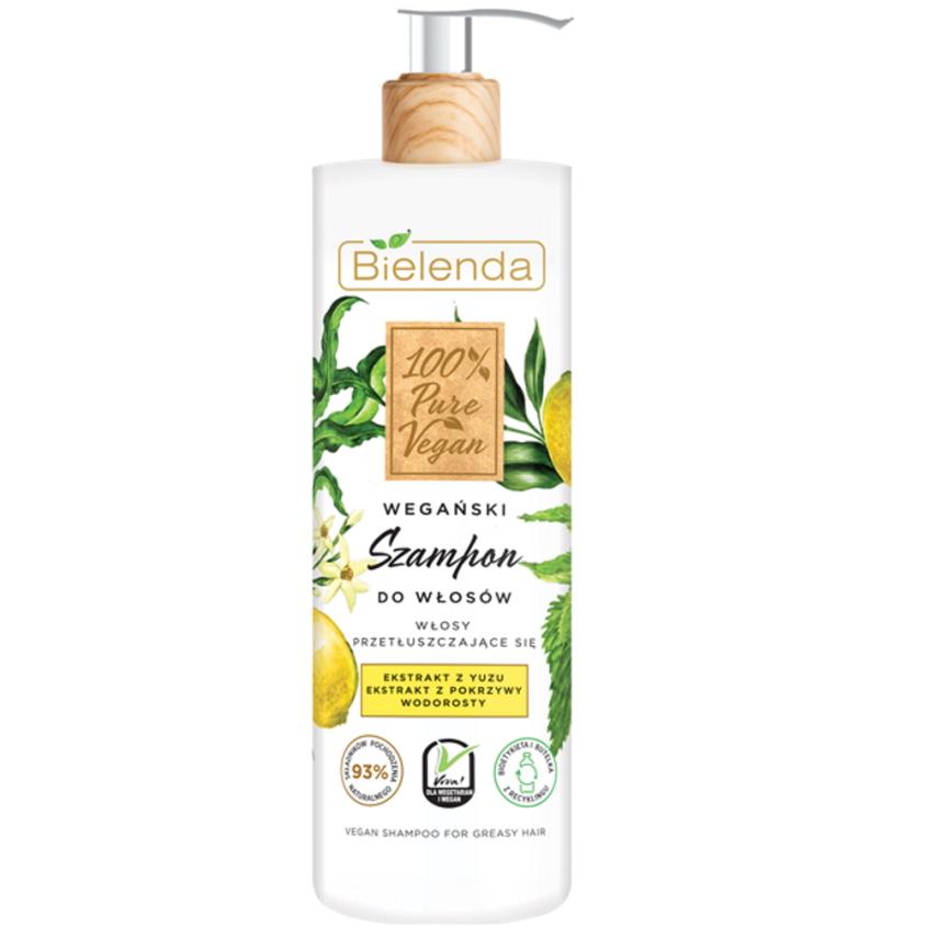 

BIELENDA шампунь для жирных волос PURE VEGAN