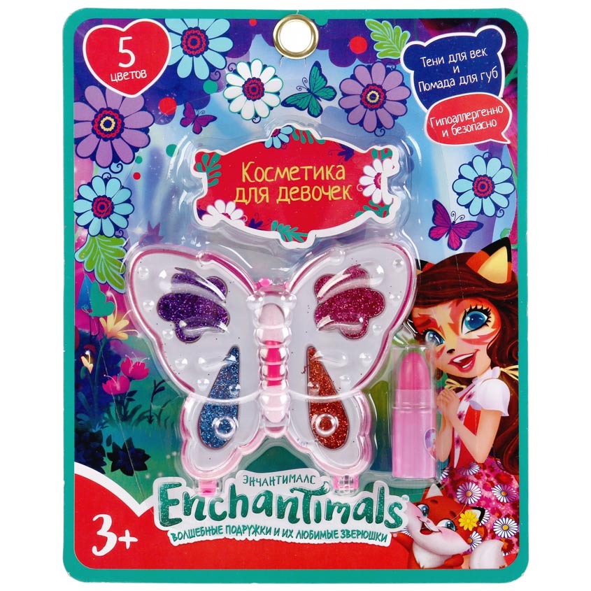 

МИЛАЯ ЛЕДИ Набор: тени, помада на блистере Enchantimals