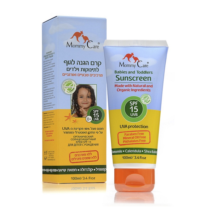 

MOMMY CARE Органический солнцезащитный крем для тела SPF15 0+