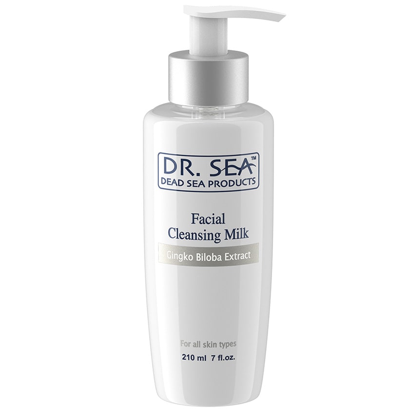 DR. SEA Очищающее молочко для снятия макияжа с экстрактом гинкго билоба и минералами Мертвого моря