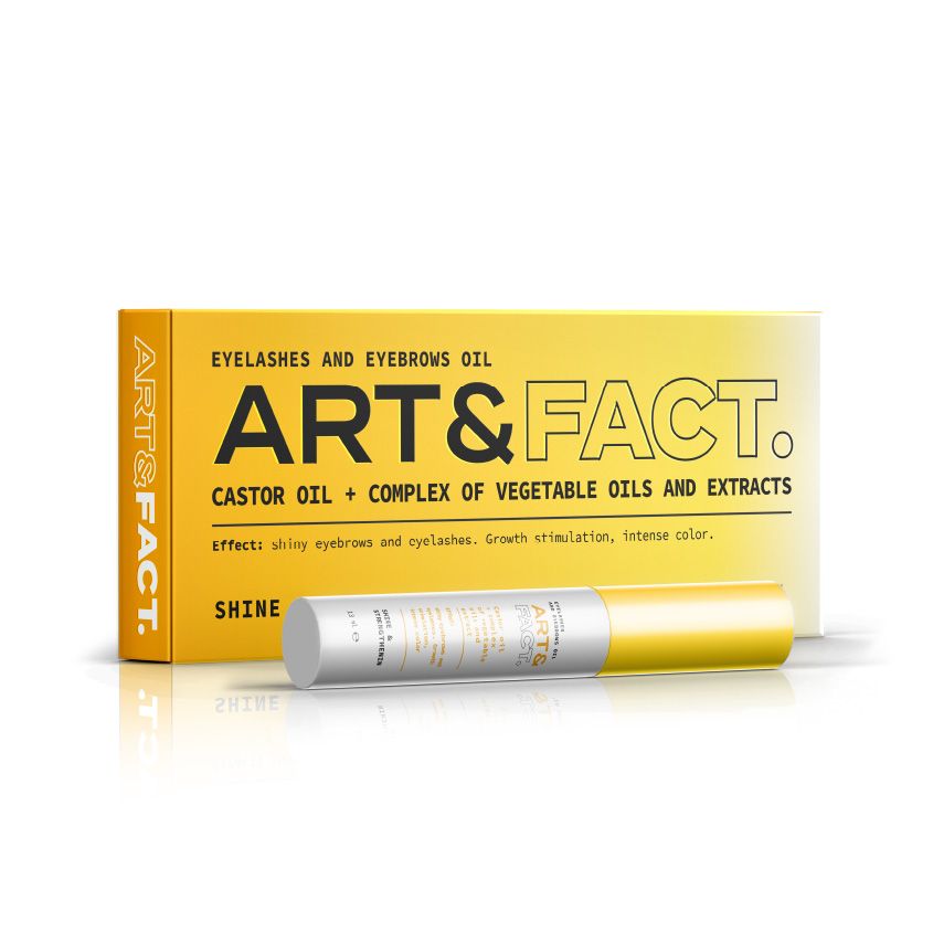 ART&FACT Касторовое масло и комплекс масел и экстрактов для роста ресниц и бровей