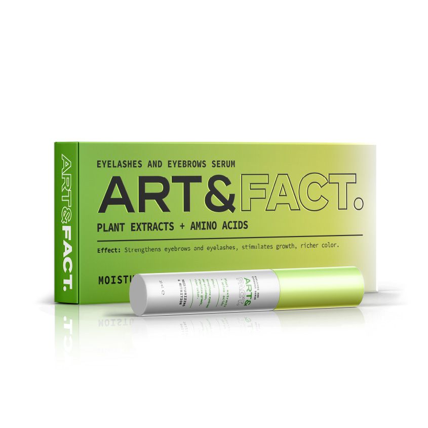 ART&FACT Сыворотка - активатор роста ресниц и бровей с растительными экстрактами и аминокислотами