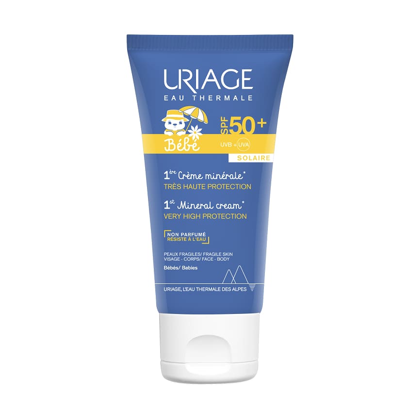 

URIAGE Первый минеральный крем spf50+ 1ers soins bebe